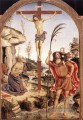 Die Kreuzigung mit Sts Jerome und Christopher Renaissance Pinturicchio